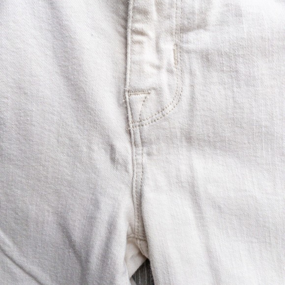 SANCTUARY Ivory Off White Denim Jeans Social Ankle Skinny Standard Rise Women 26 - Picture 4 of 7